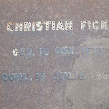 FICK Christian 1873-1962