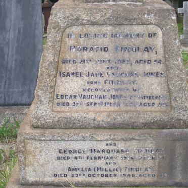 FINDLAY Horatio -1923 :: VAUGHAN-JONES Isabel Jane nee FINDLAY -1926