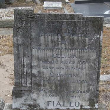 FIALLO Giovanni -1952 &amp; Cecilia -1952
