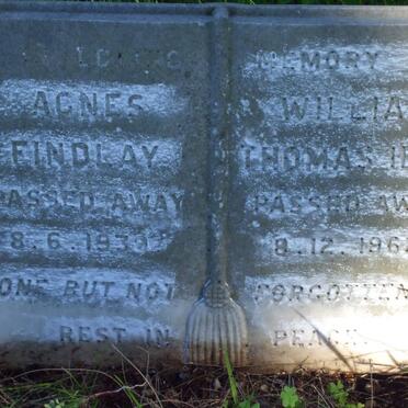 FINDLAY Agnes -1939 :: IBLE William Thomas -1962