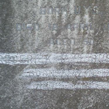 FINCK Louis -1892 &amp; Magdelena nee UYS 1895 :: FINCK Frederick Jacobus 188?-1958