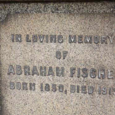 FISCHER Abraham 1850-1913 &amp; Ada nee ROBERTSON 1851-1927