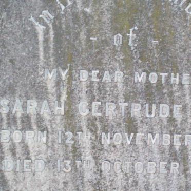 FIFE Sarah Gertrude 1815-1900