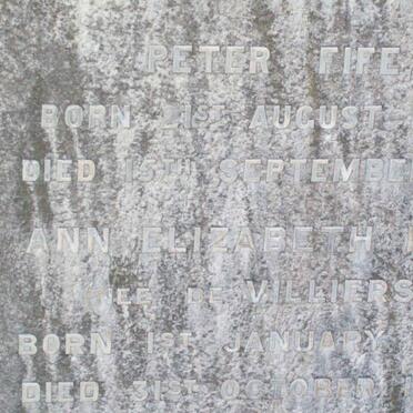 FIFE :: DE VILLIERS :: SUTTON