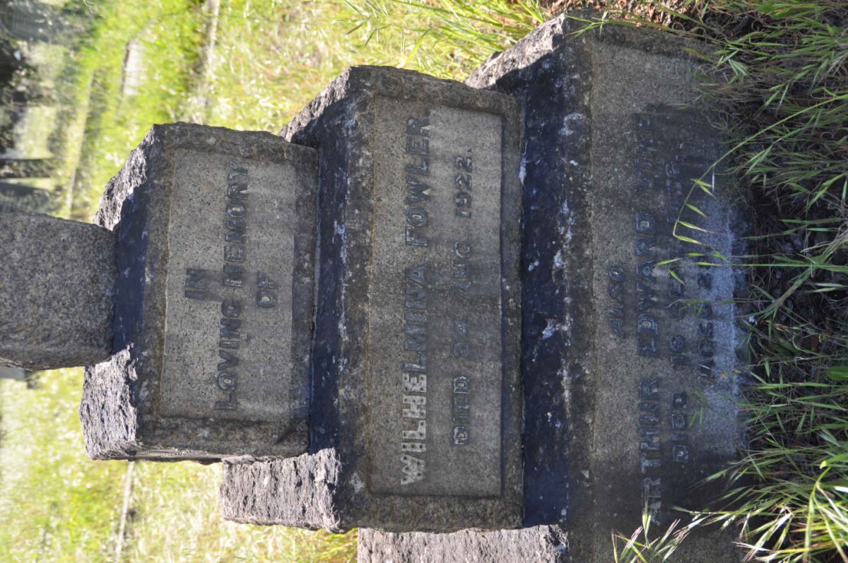 FOWLER Wilhelmina -1922 :: VINE Arthur Edward -1936