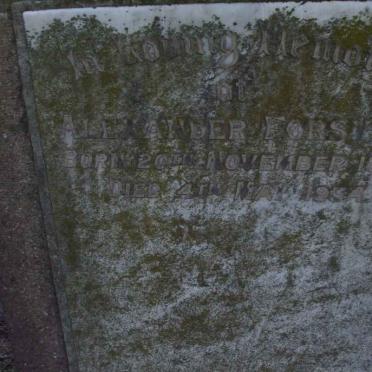 FORSYTH Alexander 1877-1934