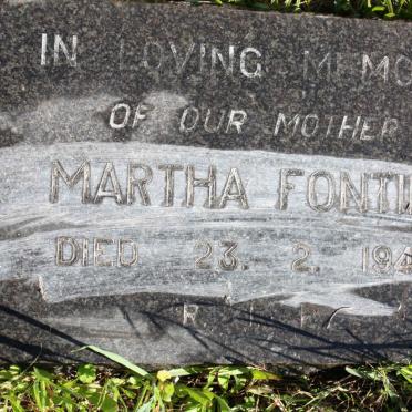FONTINI Martha -1948