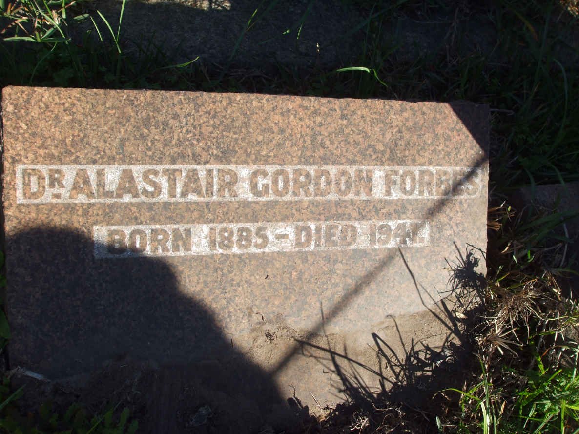 FORBES Alastair Gordon 1885-1941