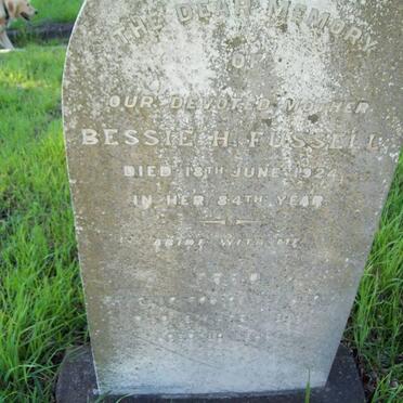 FUSSELL Bessie H. -1924 :: FUSSELL Fred -19??