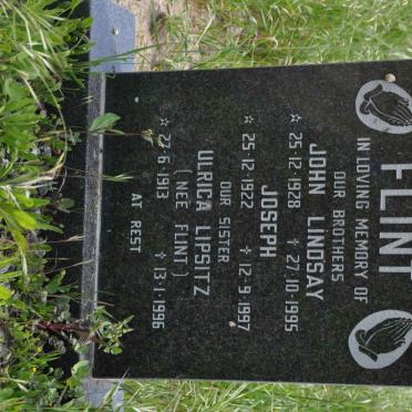 FLINT John Lindsay 1928-1995 :: FLINT Joseph 1922-1997 :: LIPSITZ Ulrica nee FLINT 1913-1996