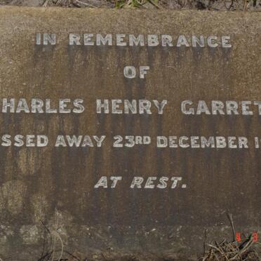 GARRETT Charles Henry -1940