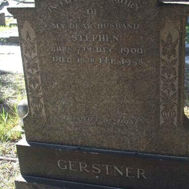 GERSTNER Stephen 1900-1958