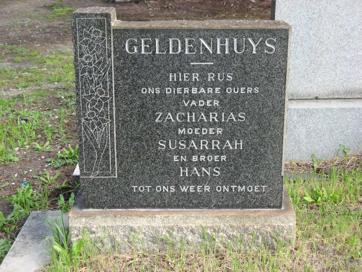 GELDENHUYS Zacharias &amp; Susarrah :: GELDENHUYS Hans