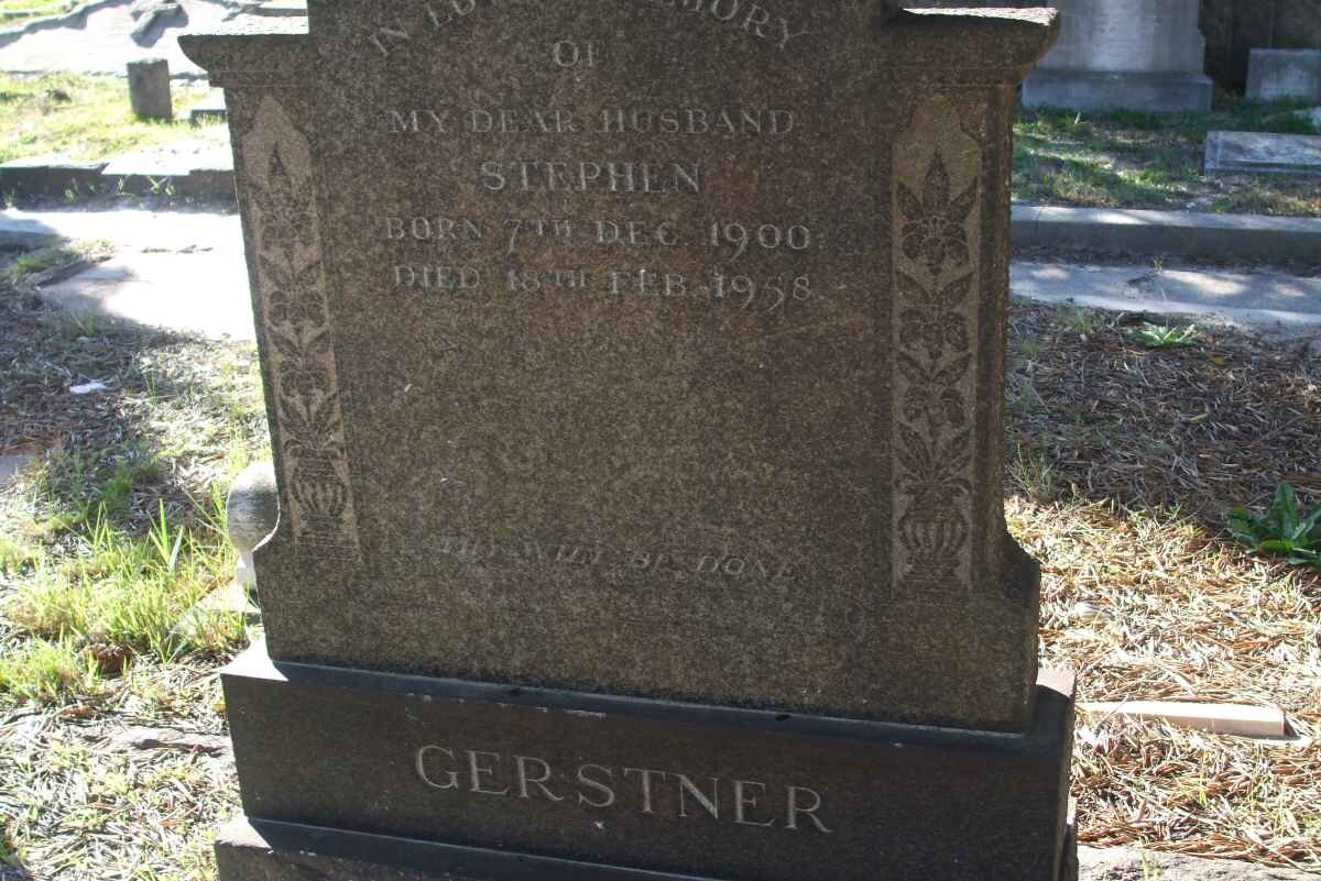 GERSTNER Stephen 1900-1958