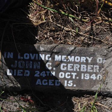 GERBER John C. -1940