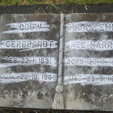 GERBRANDT Douw 1891-1960 &amp; Susan Emily HARRIS 1894-1977