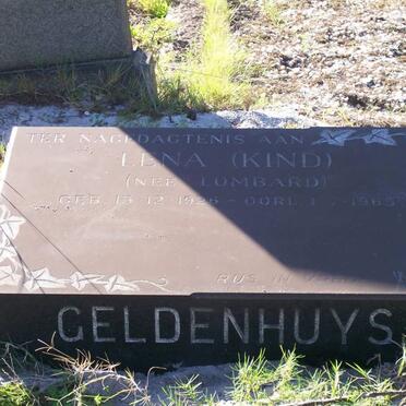 GELDENHUYS Lena nee LOMBAARD 1926-1965