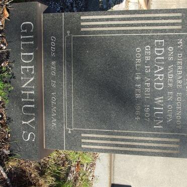 GILDENHUYS Eduard Wium 1907-1964