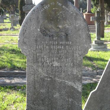 GILLMER Elizabeth Rosina -1913 :: GILLMER Margaret Jane -1905