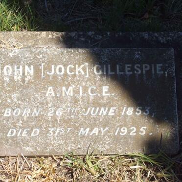 GILLESPIE John 1853-1925