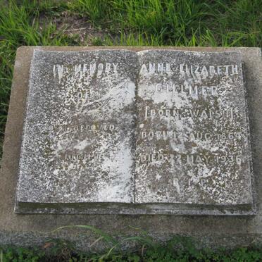 GILLMER Anne Elizabeth nee WALSH 1864-1936