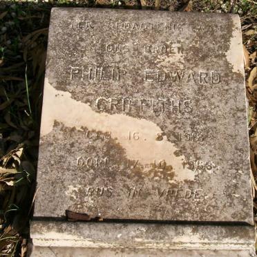 GRIFFITHS Philip Edward 1918-1968