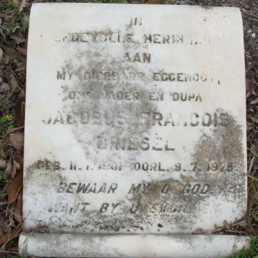 GRIESEL Jacobus Francois 1901-1975