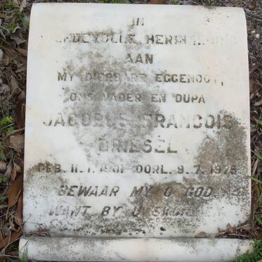 GRIESEL Jacobus Francois 1901-1975
