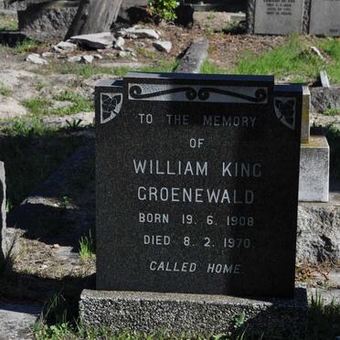 GROENEWALD William King 1908-1970
