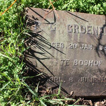 GROENEWALD P.G. 1882-1945