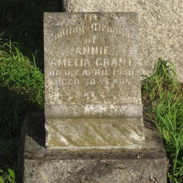 GRANT Annie Amelia -1938