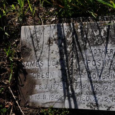 GREEN James John 1879-1949 &amp; Rosina COMBRINK 1878-1969
