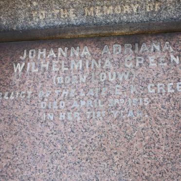 GREEN :: LOGIER :: BERNING :: SCHICKERLING :: KUYS :: LOUW 