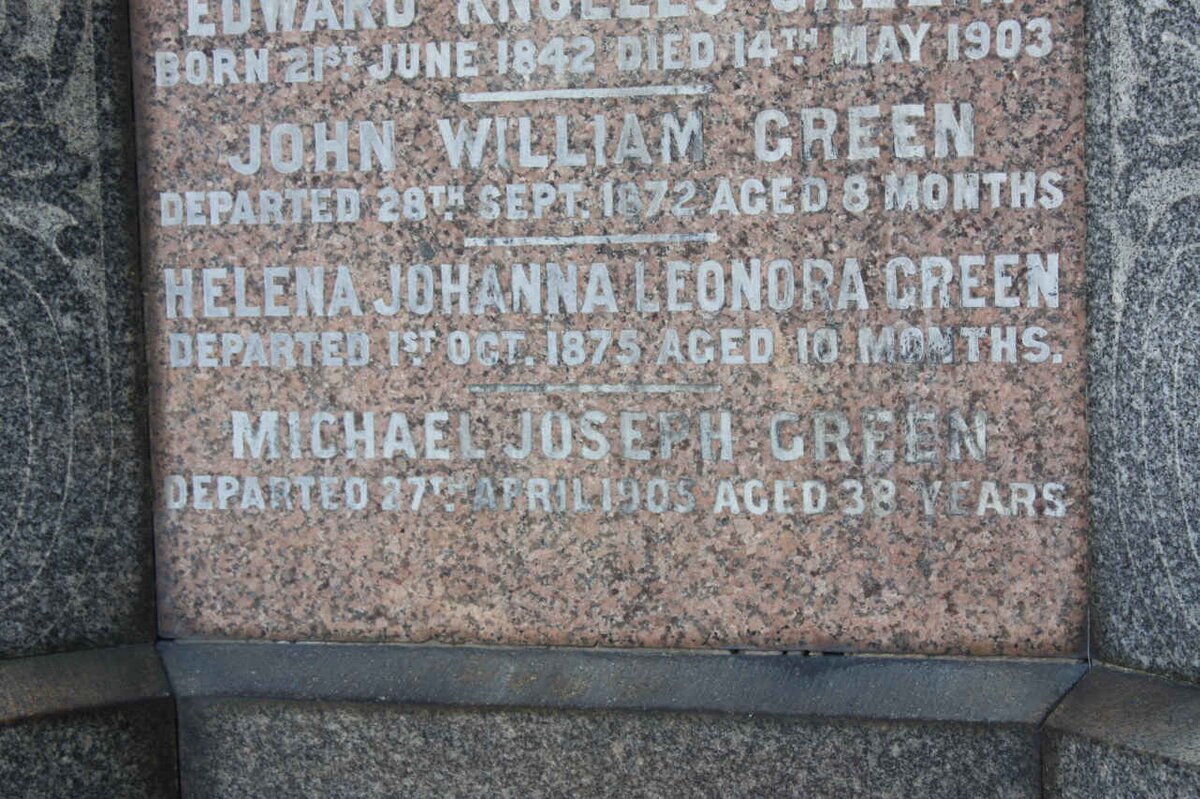 GREEN Michael Joseph -1905