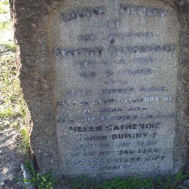 GROENEWALD Helen Catherine nee DUMINY 1884-1940 :: GROENEWALD Dorothy -19?4