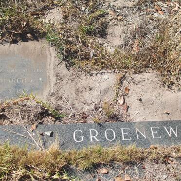 GROENEWALD Martha Maria 1927-1967