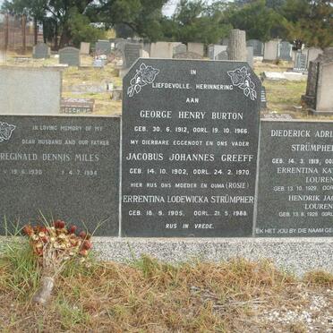 GREEFF :: STRÜMPHER :: BURTON :: MILES :: LOURENS