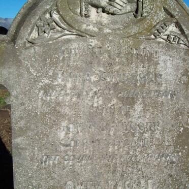 GRIESSEN Anna -19? :: GRIESSEN John -1912 :: PACKER Owen -1929 :: GRIESSEN Gottfred -1937