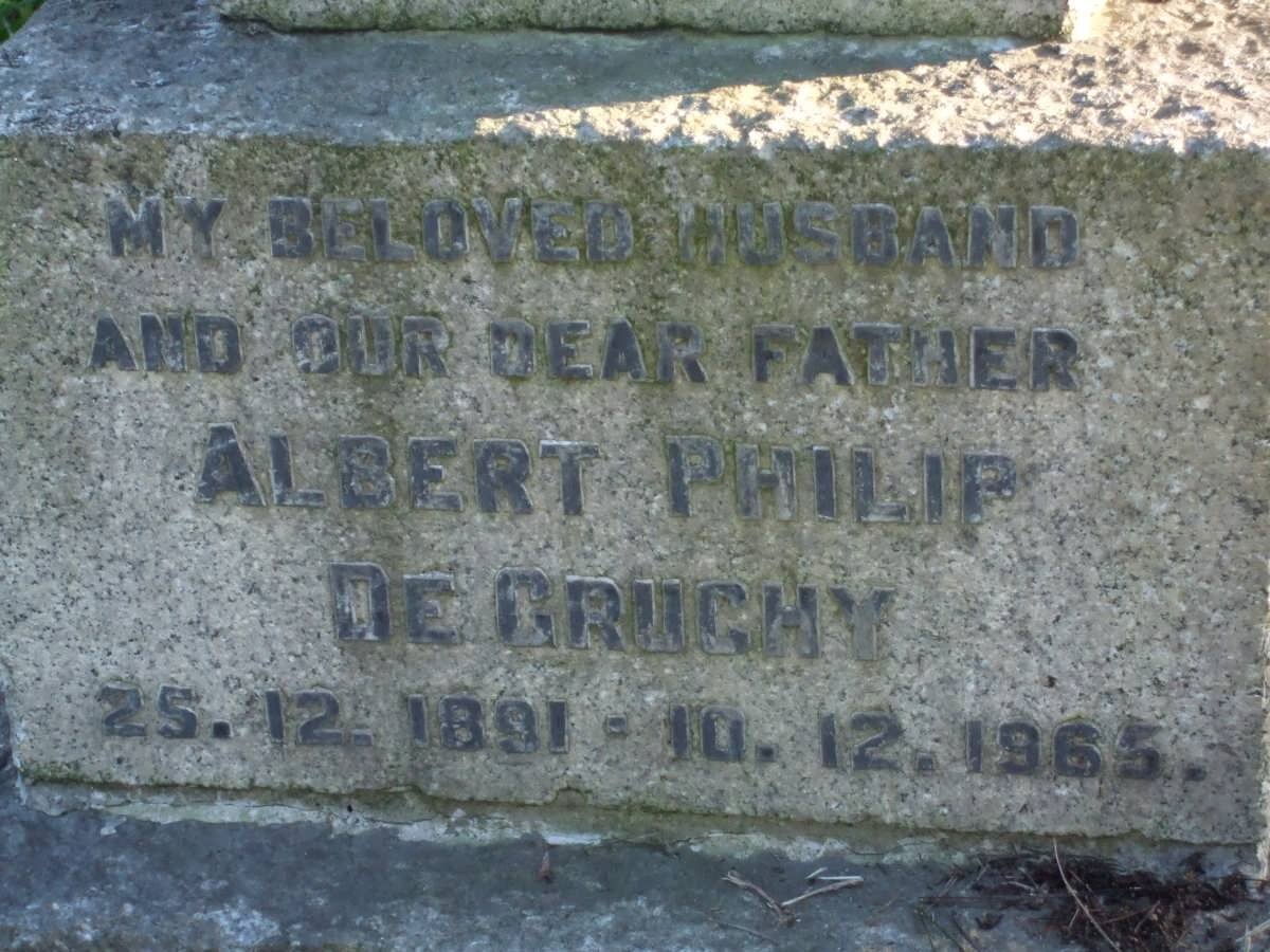 GRUCHY Albert Philip, de 1891-1965