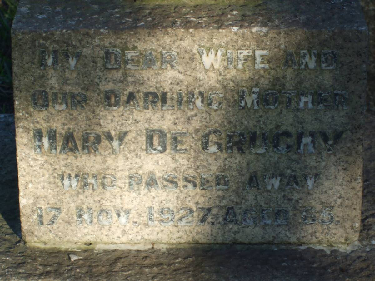 GRUCHY Mary, de -1927