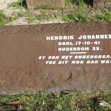 GREEFF Hendrik Johannes -1941 