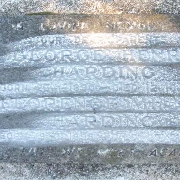 HARDING George Henry 1890-1965 &amp; Florence Minnie 1896-1975