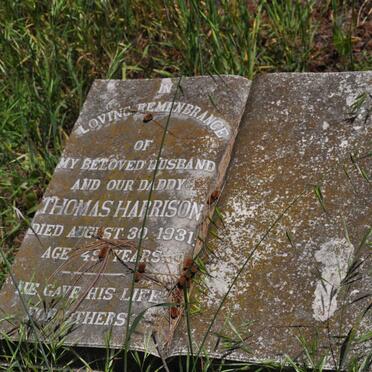 HARRISON Thomas -1931
