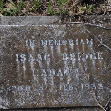 HADAWAY Isaac Bridge -1933