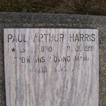 HARRIS Paul Arthur 1970-1991