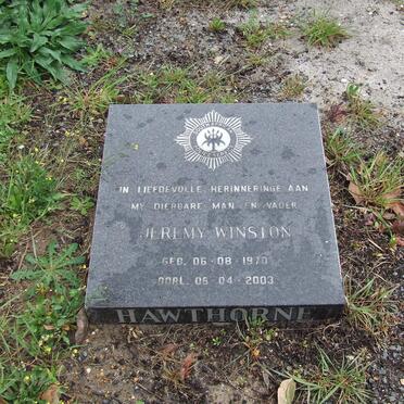 HAWTHORNE Jeremy Winsion 1970-2003