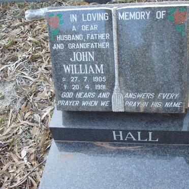 HALL John William 1905-1991