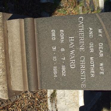 HAYWARD Catherine Christine 1902-1964