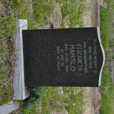 HANSLO Elizabeth -1980