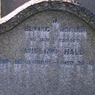HALL William 1885-1956